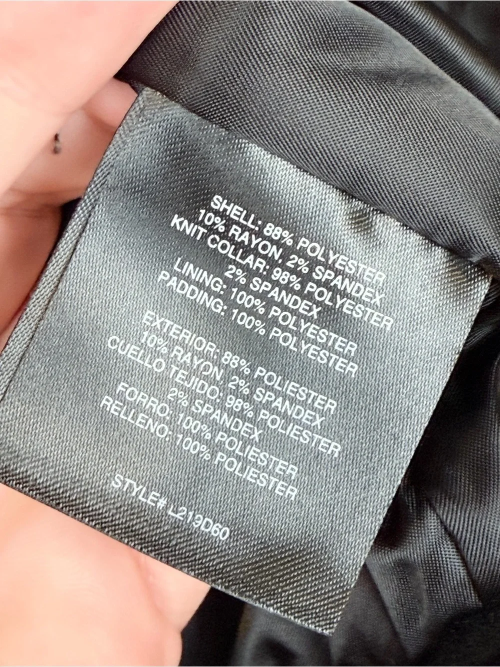 London Fog Boys Double Breasted Peacoat Jacket‎ Gray Black Size L 14-16